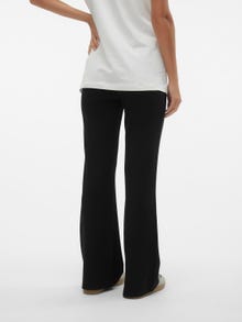 MAMA.LICIOUS Pantalons Regular Fit Taille haute -Black - 20019818