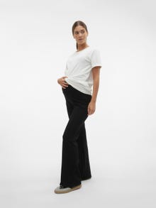 MAMA.LICIOUS Pantaloni Regular Fit Vita alta -Black - 20019818