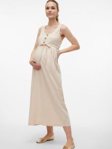 MAMA.LICIOUS Mamma-kjole -French Oak - 20019824