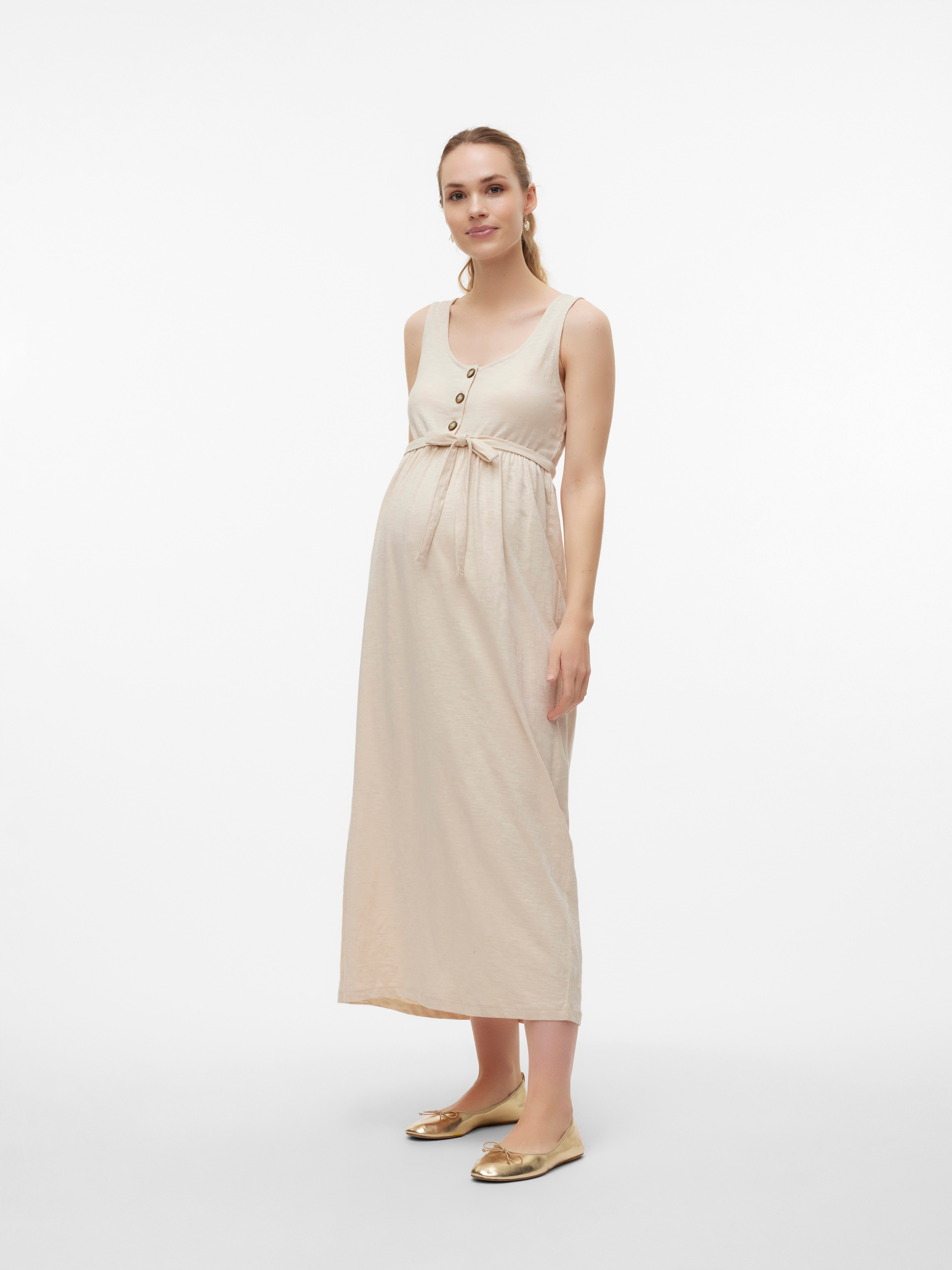 Maternity beige clearance dress