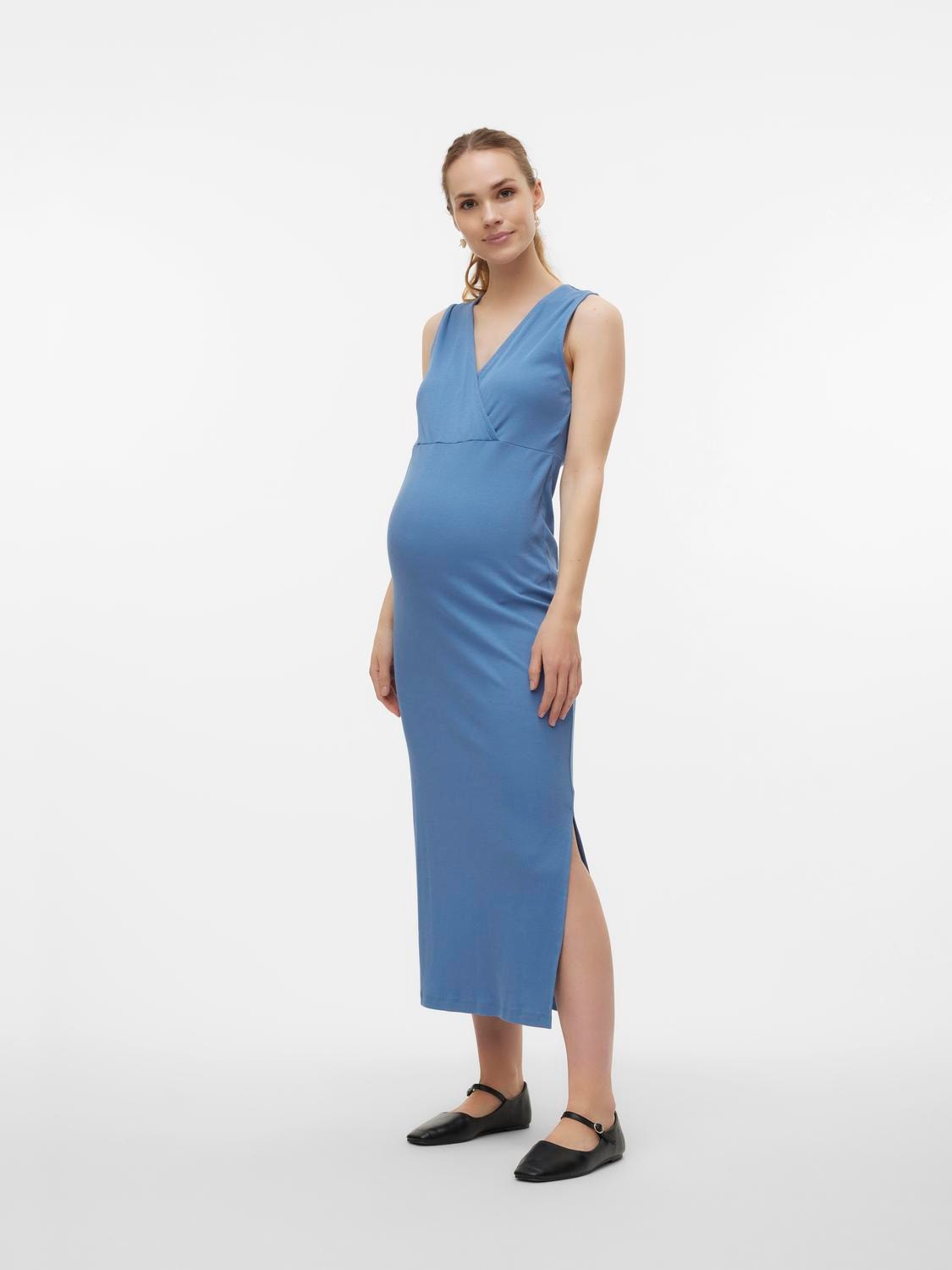 MAMA.LICIOUS vente-kjole -Coronet Blue - 20019830