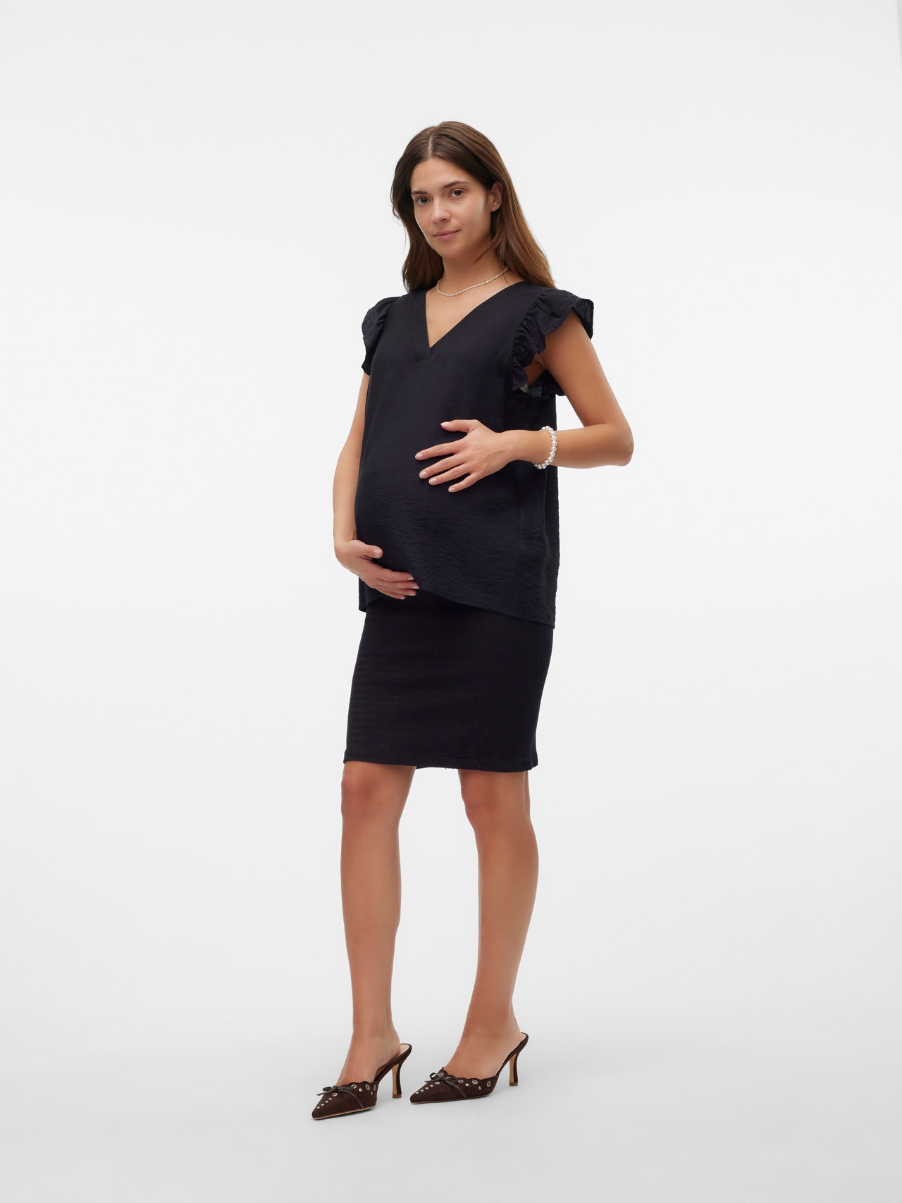 MAMA.LICIOUS Maternity-skirt -Black - 20019852