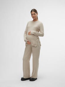 MAMA.LICIOUS Gebreide Zwangerschaps-broek -French Oak - 20019857