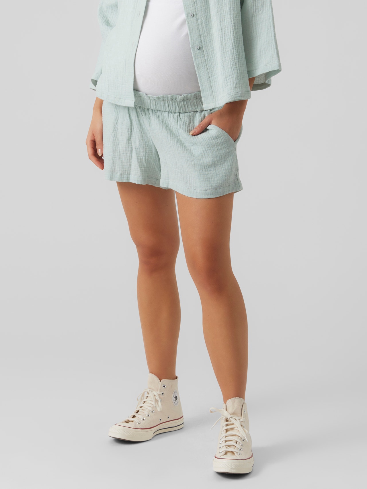 MAMA.LICIOUS Maternity-shorts -Hint of Mint - 20019896