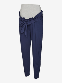 MAMA.LICIOUS Pantalones Corte loose -Navy Blazer - 20019897