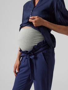 MAMA.LICIOUS Pantalones Corte loose -Navy Blazer - 20019897