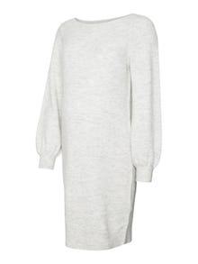 MAMA.LICIOUS Robe en maille -Light Grey Melange - 20019901