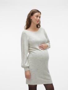 MAMA.LICIOUS vente-kjole -Light Grey Melange - 20019901