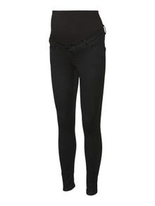 MAMA.LICIOUS Jeans Skinny Fit Taille haute -Black - 20019944