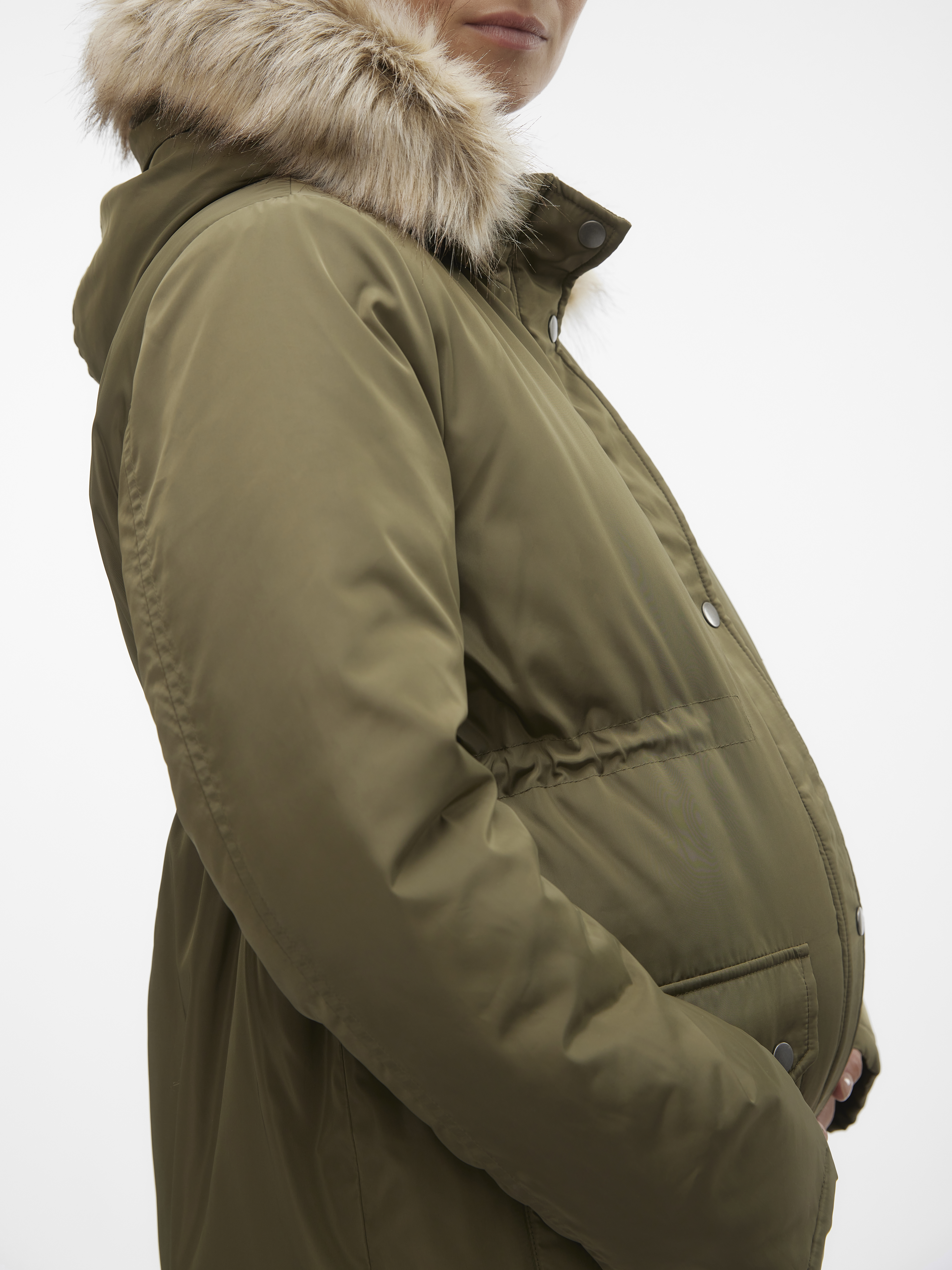 MAMA.LICIOUS Maternity-jacket -Burnt Olive - 20019959