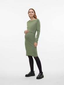 MAMA.LICIOUS Mamma-kjole -Hedge Green - 20019987