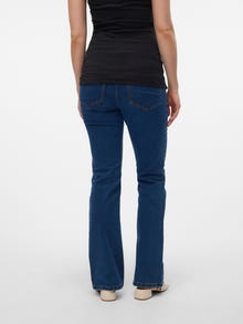 MAMA.LICIOUS Jeans Jegging Fit Taille moyenne -Dark Blue Denim - 20020014