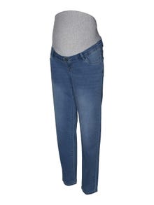 MAMA.LICIOUS Mom Fit Jeans -Medium Blue Denim - 20020030