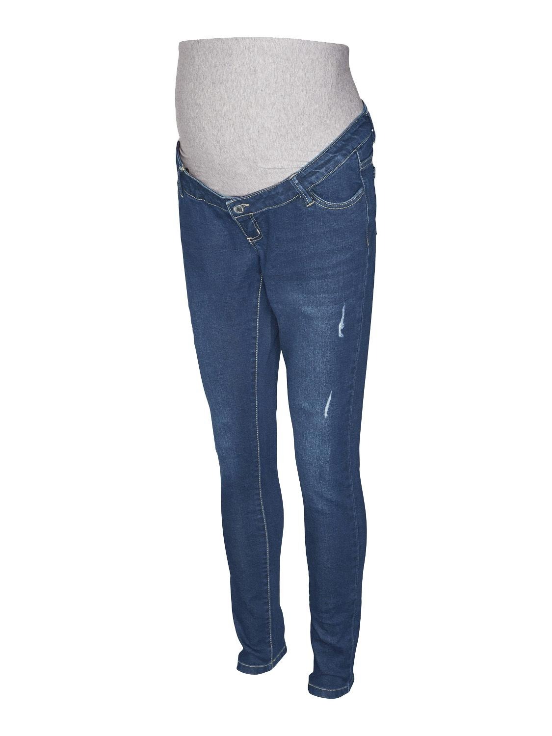 MAMA.LICIOUS Skinny Fit Jeans -Medium Blue Denim - 20020035