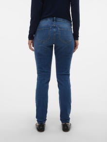 MAMA.LICIOUS Krój skinny Jeans -Medium Blue Denim - 20020035