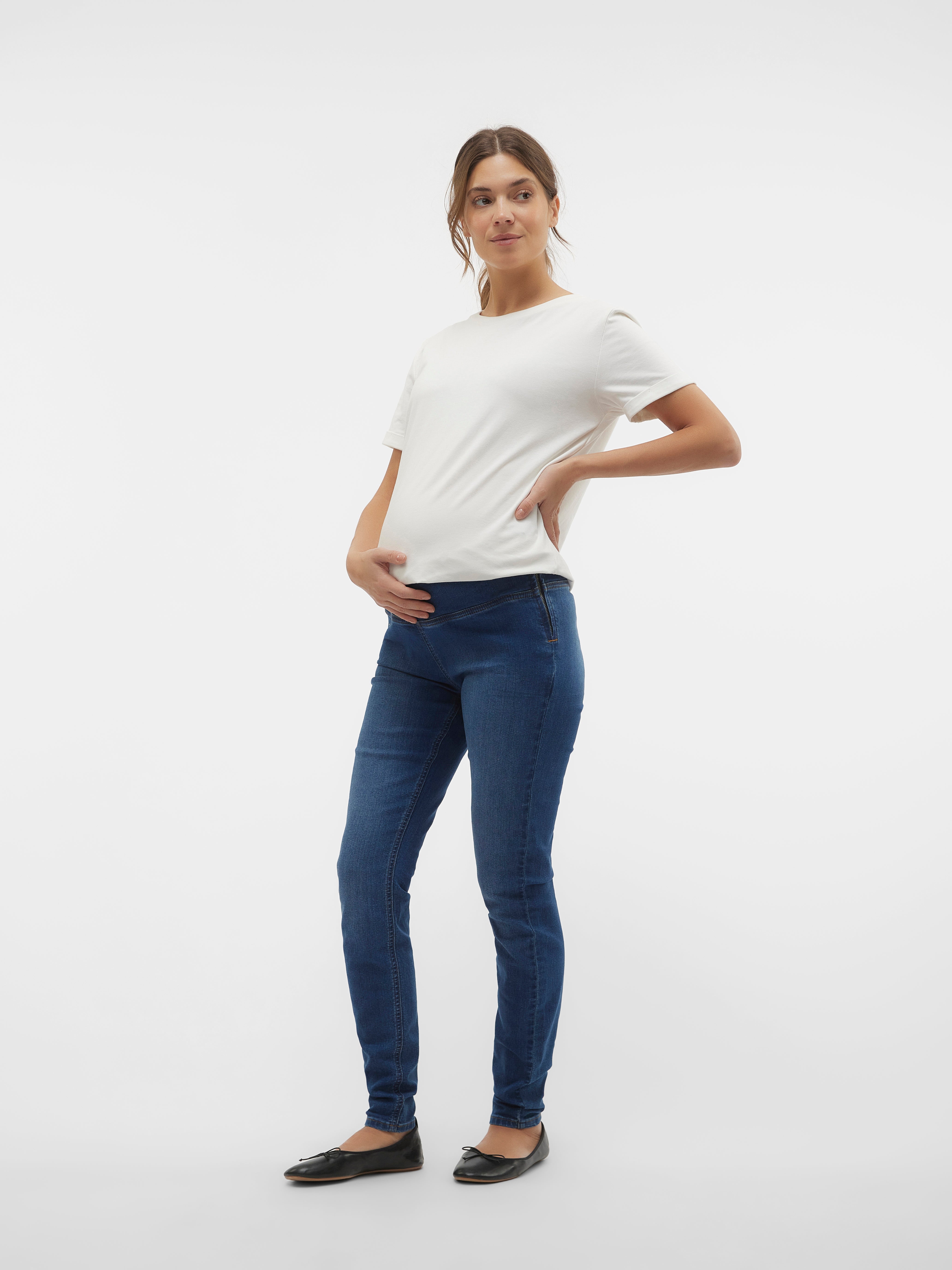 Maternityjegging Medium Blue MAMA.LICIOUS®