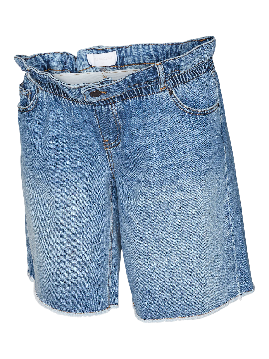 MAMA.LICIOUS Mamma-shorts -Medium Blue Denim - 20020046