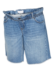 MAMA.LICIOUS Umstands-shorts -Medium Blue Denim - 20020046