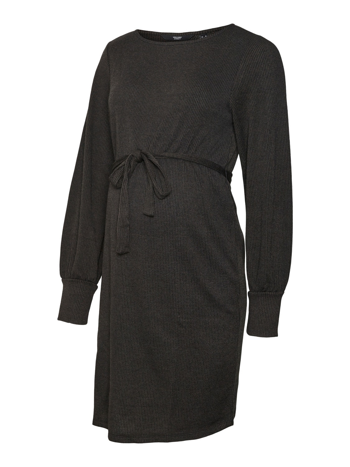 MAMA.LICIOUS Krój regularny Okragly dekolt Krótka sukienka -Black - 20020056