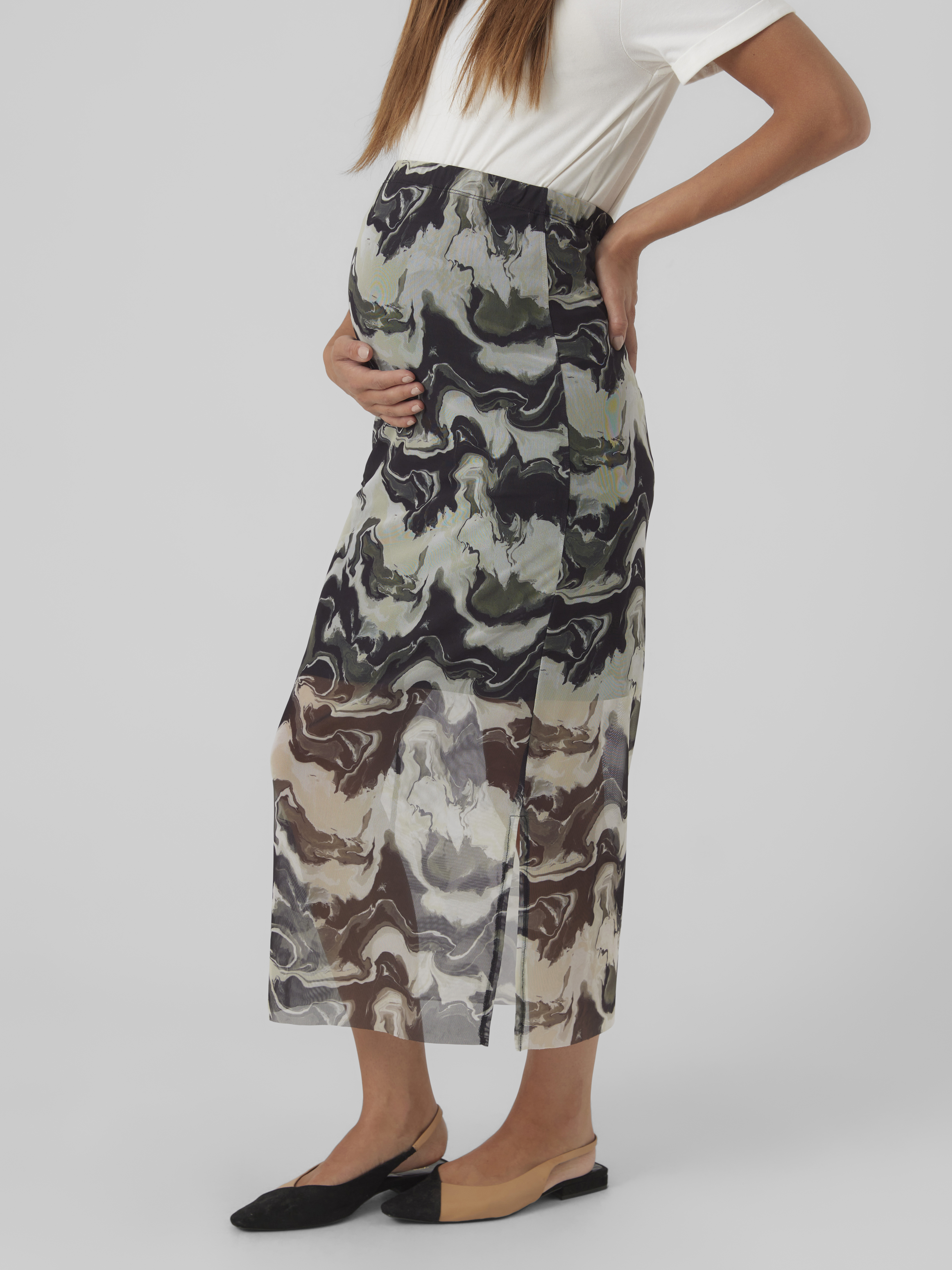 MAMA.LICIOUS Maternity-skirt -Winter Moss - 20020067