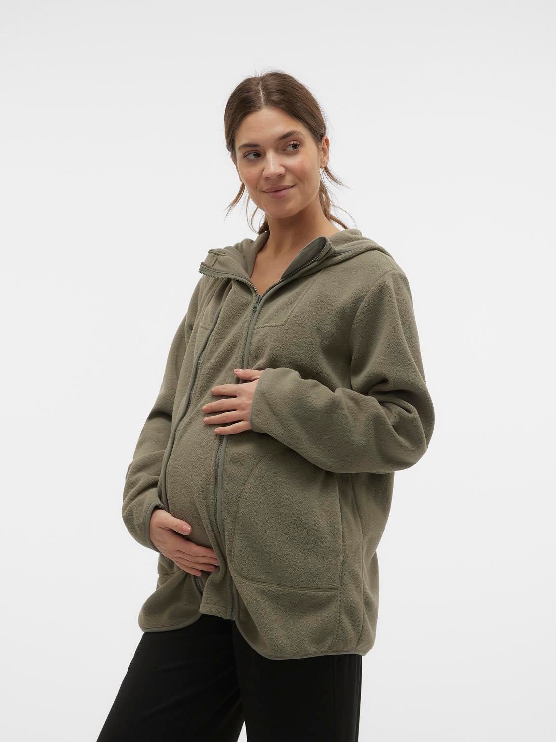 Maternity-fleece jacket