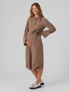 MAMA.LICIOUS Mamma-kjole -Brown Lentil - 20020104