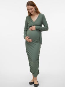 MAMA.LICIOUS MLTRINITY Gravidkjole -Laurel Wreath - 20020123