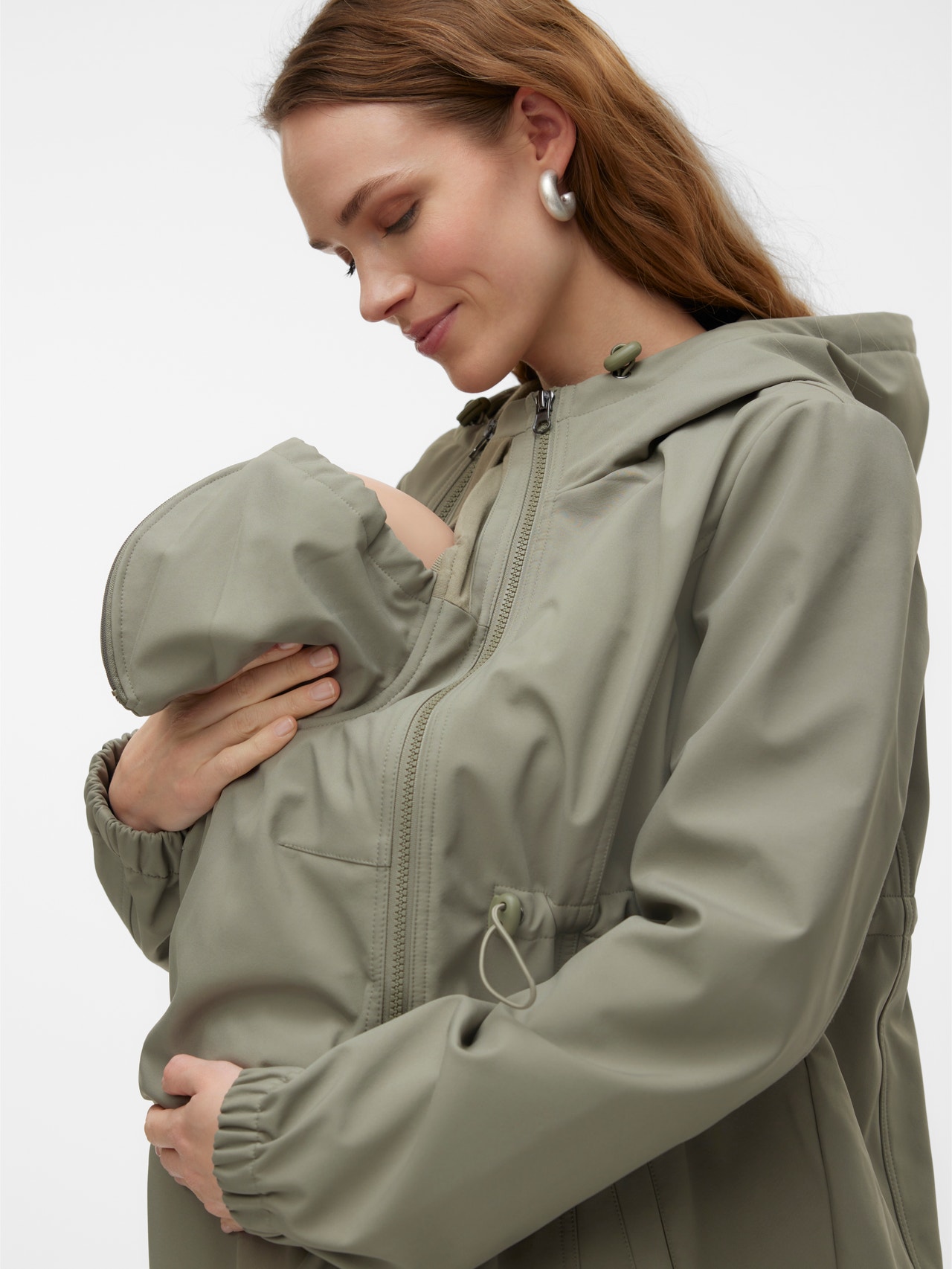 MAMA.LICIOUS Maternity-coat -Vetiver - 20020160