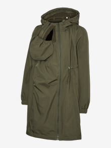 MAMA.LICIOUS Maternity-coat -Ivy Green - 20020160