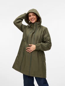 MAMA.LICIOUS Maternity-coat -Ivy Green - 20020160