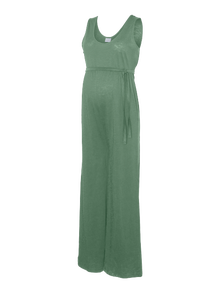 MAMA.LICIOUS Maternity-jumpsuit -Hedge Green - 20020162