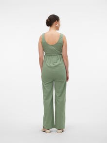 MAMA.LICIOUS Zwangerschaps-jumpsuit -Hedge Green - 20020162