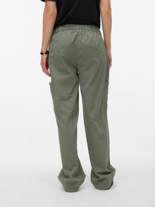 MAMA.LICIOUS Pantalons Regular Fit Taille moyenne -Laurel Wreath - 20020194