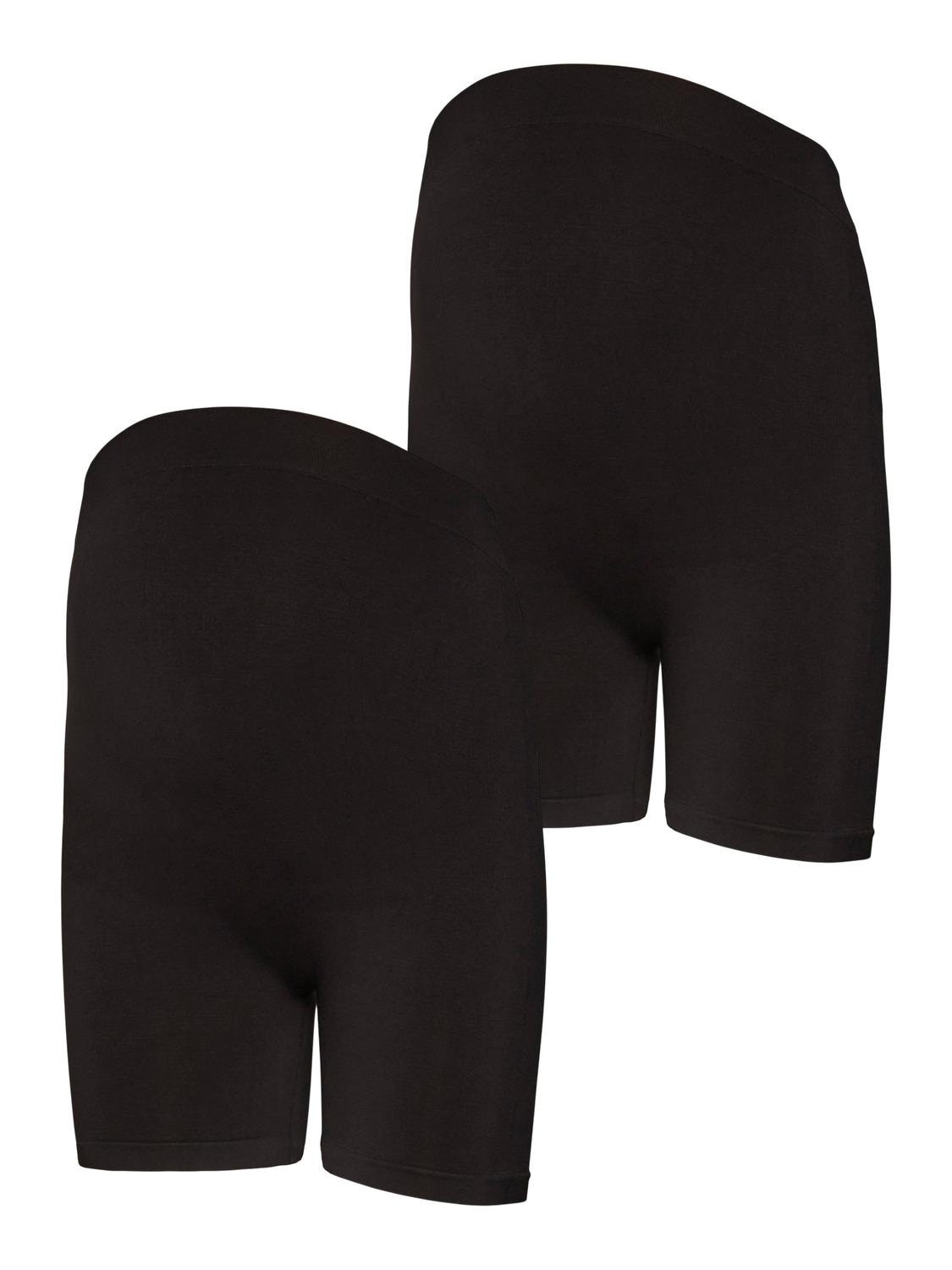 MAMA.LICIOUS Shorts Corte slim -Black - 20020200