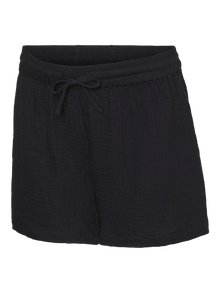 MAMA.LICIOUS Shorts Regular Fit Vita bassa -Black - 20020211