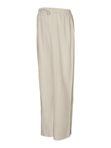MAMA.LICIOUS Pantaloni Regular Fit Vita media -French Oak - 20020215