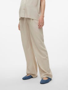 MAMA.LICIOUS Pantalones Corte regular Cintura media -French Oak - 20020215