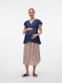 MAMA.LICIOUS Maternity-skirt -Flamingo Plume - 20020216