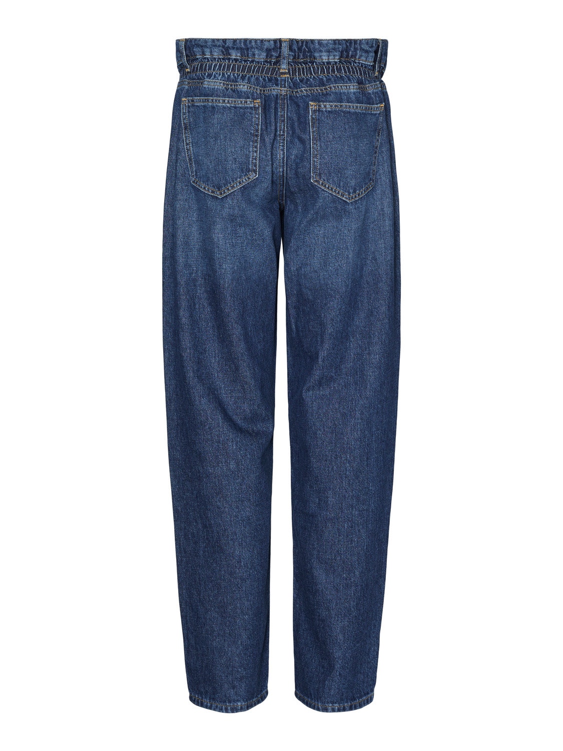 MAMA.LICIOUS Krój mom Średnia talia Jeans -Medium Blue Denim - 20020270