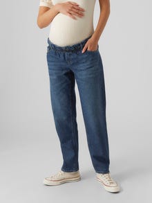 MAMA.LICIOUS Low-waist jeans -Medium Blue Denim - 20020270