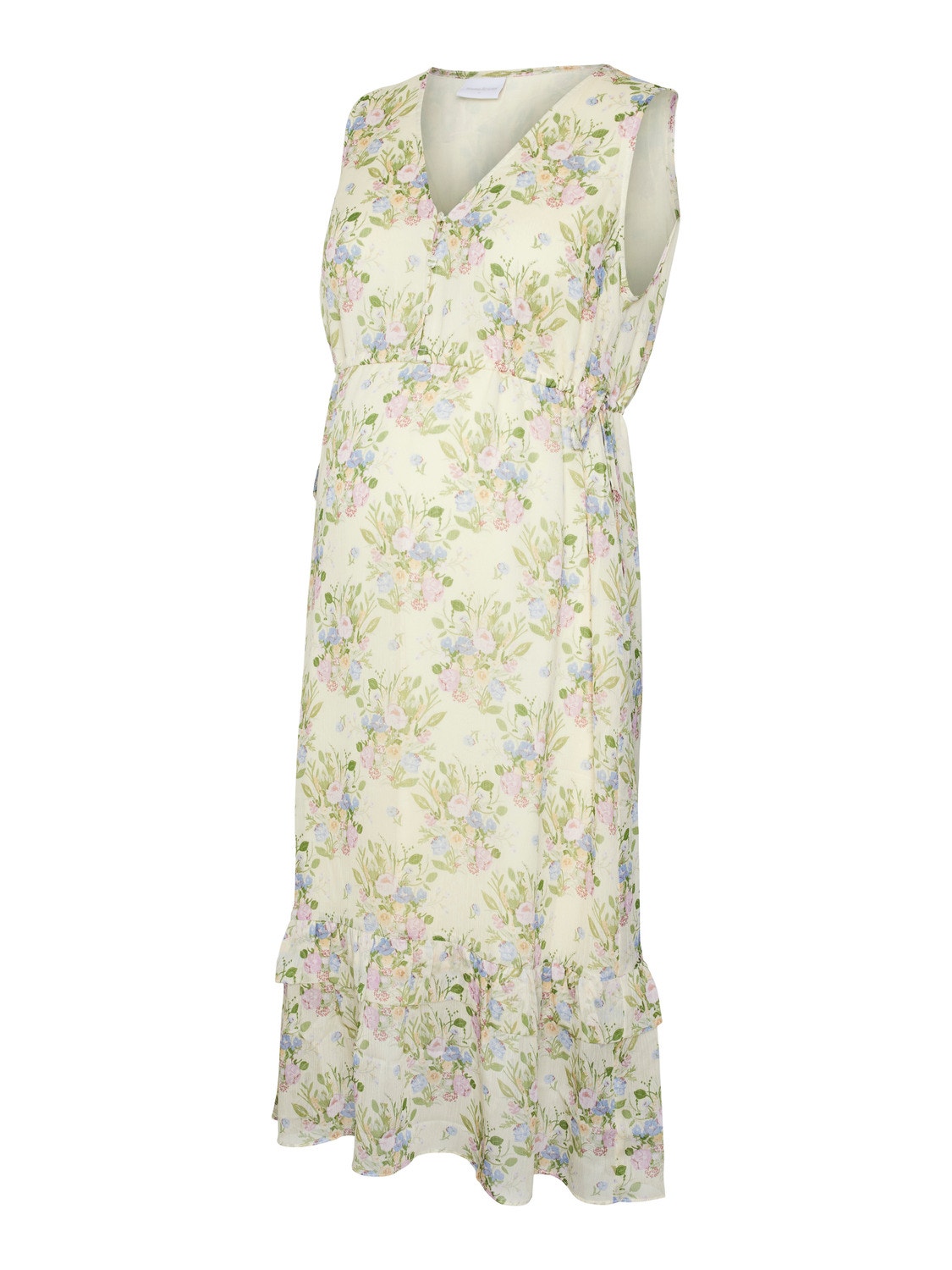 MAMA.LICIOUS Vente-kjole -Lime Cream - 20020292
