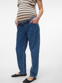 MAMA.LICIOUS Maternity-jeans -Dark Blue Denim - 20020314
