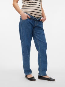 MAMA.LICIOUS Jeans Regular Fit Vita bassa -Dark Blue Denim - 20020314