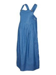 MAMA.LICIOUS Vente-kjole -Medium Blue Denim - 20020339