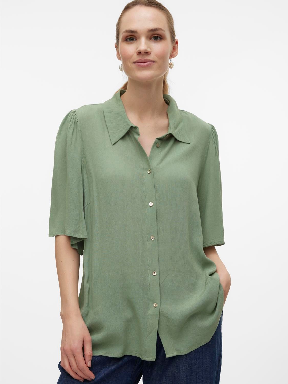 MAMA.LICIOUS Mamma-skjorte -Hedge Green - 20020354