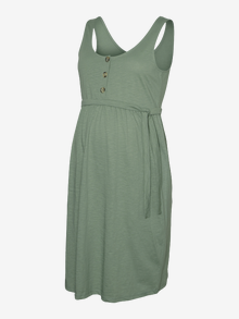 MAMA.LICIOUS MLIVY Vestido de Maternidad -Hedge Green - 20020355