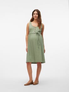 MAMA.LICIOUS MLIVY Vestido de Maternidad -Hedge Green - 20020355