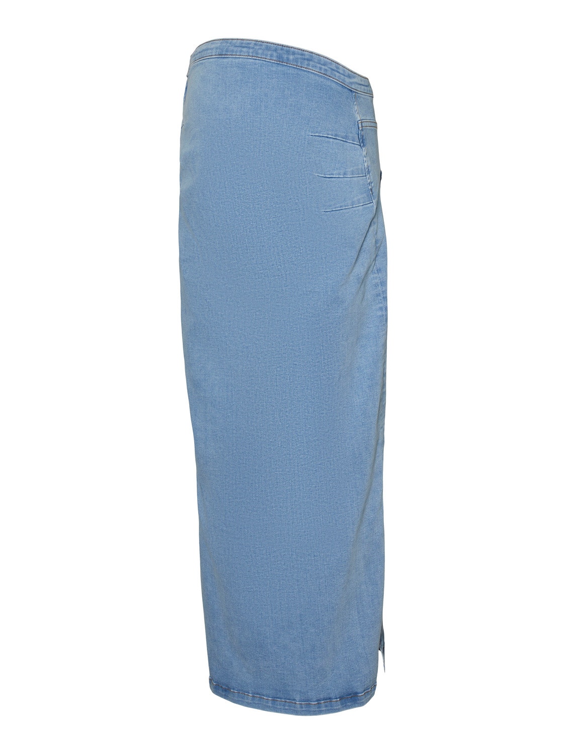 MAMA.LICIOUS Vente-nederdel -Light Blue Denim - 20020358