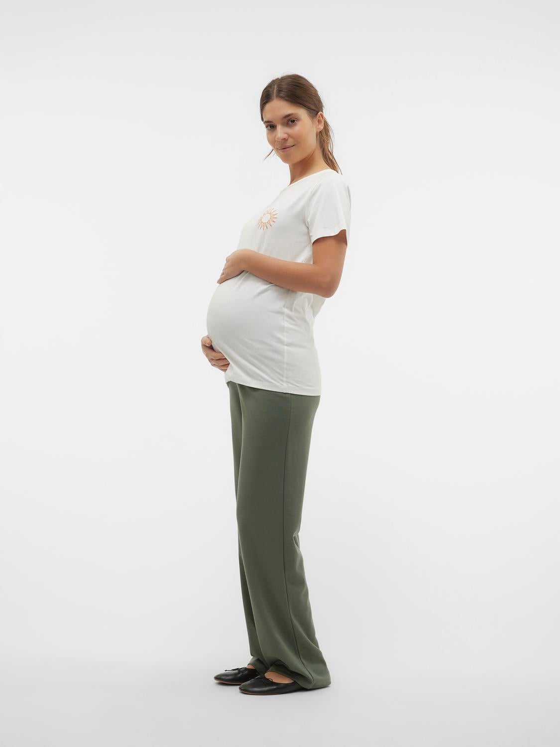 Pregnant Women's Pants Solid Color And Thin Maternity Pregnancy Trousers |  Wish