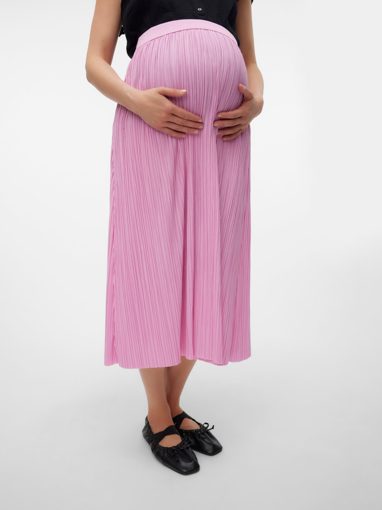 MAMA.LICIOUS Mamma-kjol -Pastel Lavender - 20020361